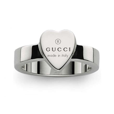 gucci heart gold|Gucci heart ring size 7.